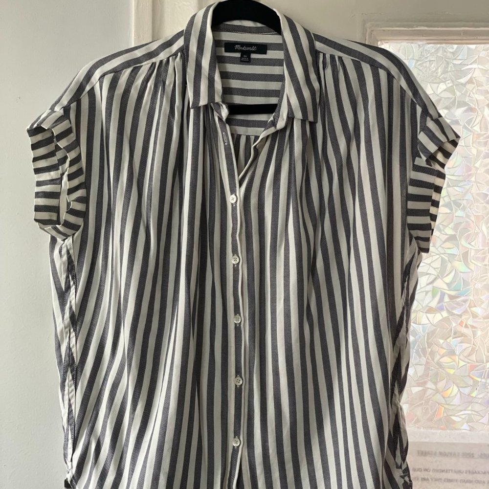 Madewell Short Sleeve Button Down Top